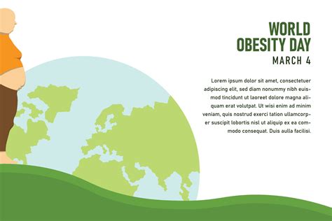 World Obesity Day background. 19058032 Vector Art at Vecteezy