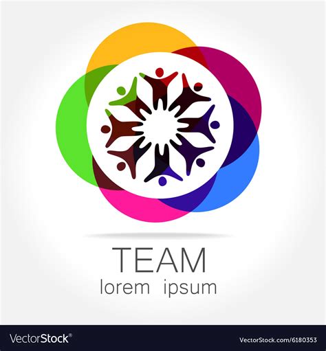 Team unity logo Royalty Free Vector Image - VectorStock