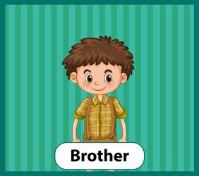 Brother Flashcard Vector Images (17)