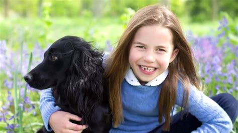 Princess Charlotte turns 7, poses with her dog in adorable new pics