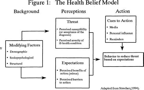 Health Belief Model Path Diagram Health Belief Model — Wik