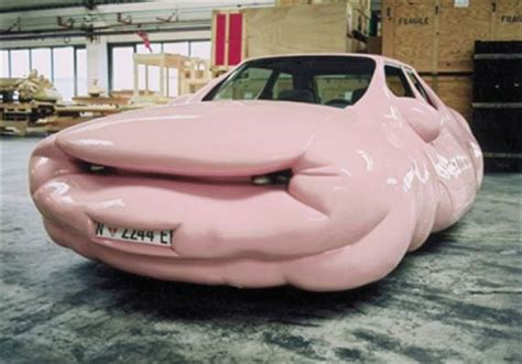 Bubble gum car | Unique cars, Weird cars, Art cars