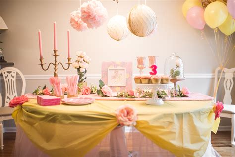 Belle's Beauty and the Beast Themed Birthday Party - Project Nursery