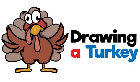 How to Draw a Cartoon Turkey for Thanksgiving Easy Step by Step Drawing ...