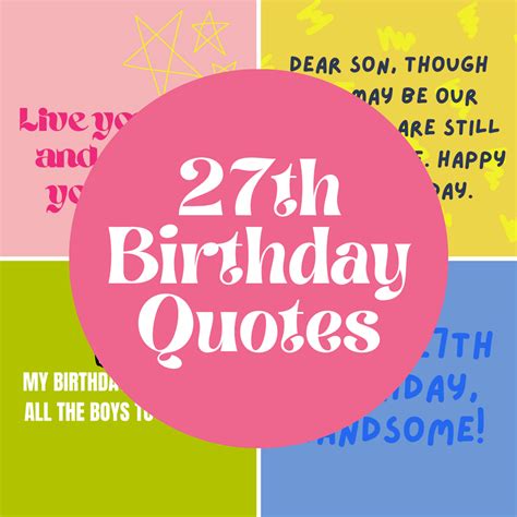 50+ BIG Happy 27th Birthday Quotes + Captions - Darling Quote