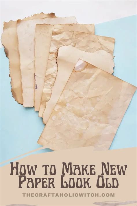 how to age papers Homemade Journal, Diy Journal, Journal Paper, Journal ...