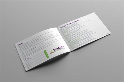 landscape brochure on Behance