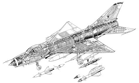 Sukhoi Su-9 Cutaway Drawing in High quality