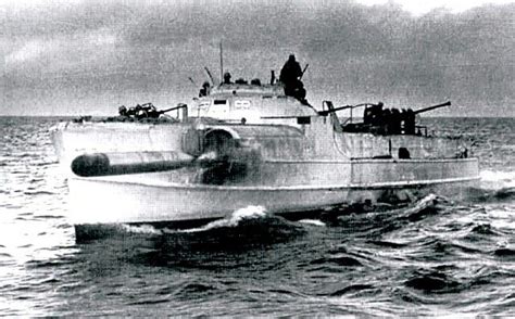 S-boat launching a torpedo. | E boat, Boat, German submarines