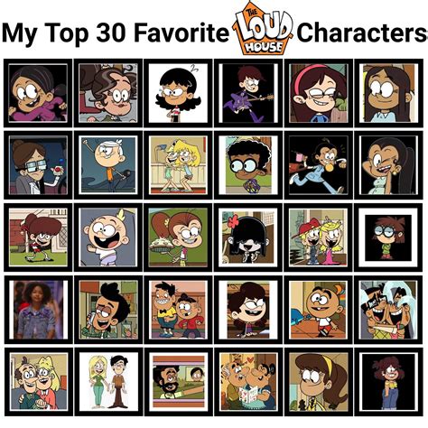 My Top “30” TLH Characters | The Loud House Amino Amino