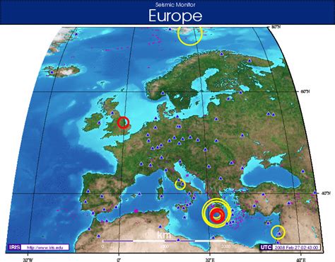 Earthquake Rocks England - Live Data – gCaptain