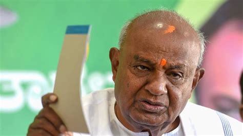 Former PM Deve Gowda set for another term as JD(S) supremo | Bengaluru ...