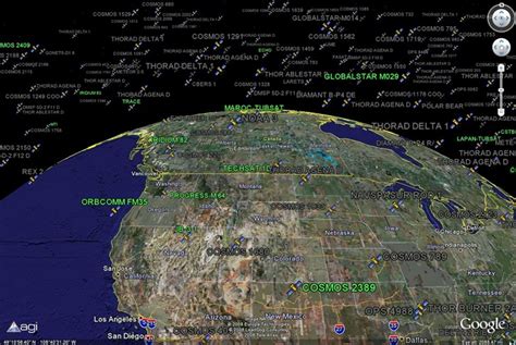 Real-Time Satellite Visualization In Google Earth