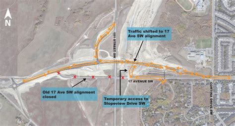 UPCOMING: 17 Avenue S.W. Traffic Shift to New Bridge - West Calgary ...