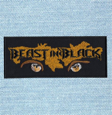 Beast In Black - Small Embroidery Patch - King Of Patches