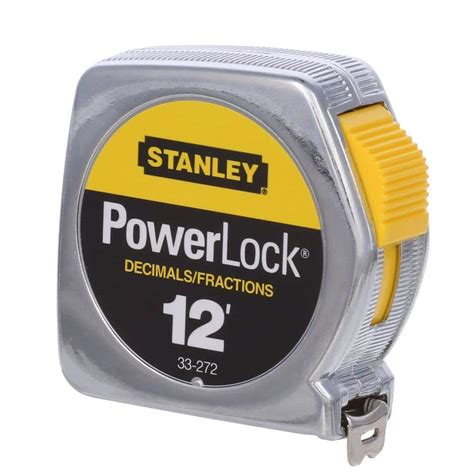 Reviews for Stanley 12 ft. PowerLock Tape Measure w/ Decimal Scale | Pg ...