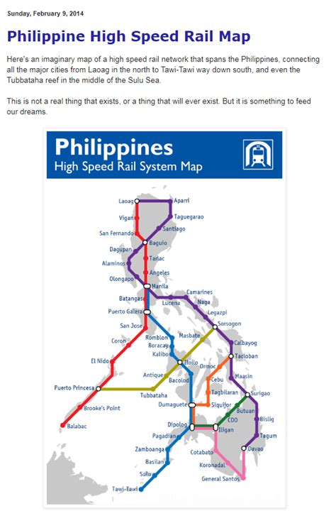 Fact check: No, this is not a map of the Philippines’ high-speed rail ...