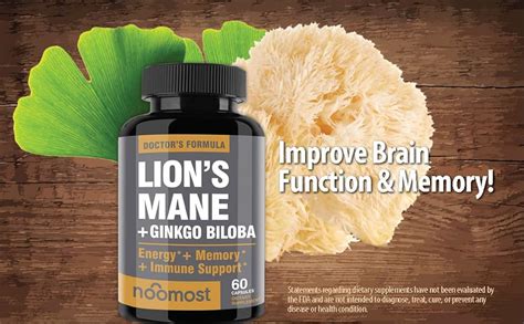 Amazon.com: NooMost Organic Lions Mane Supplement Capsules 5400mg ...