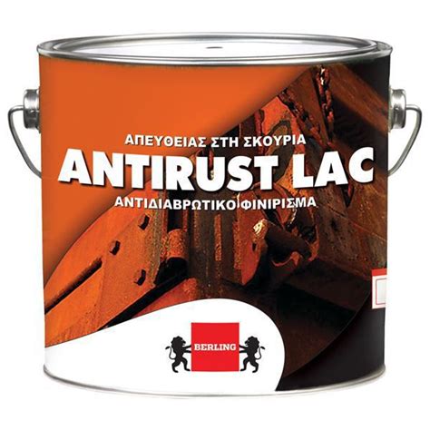 Anti-corrosion paint - ANTIRUST LAC - Berling Paints - for metal ...