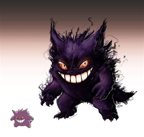 Realistic Pokemon: Gengar by ReneCampbellArt on DeviantArt