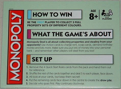 Monopoly deal rules - gasteq