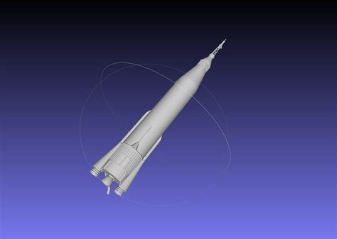 Mercury Atlas LV-3B Printable Rocket Model 3D model 3D printable | CGTrader