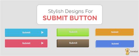 Stylish Designs For Submit Button | FormGet