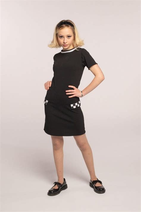 Love Her Madly ‘Pauline’ Black & White Two-Tone, Ska Dress – Mod One