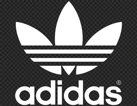 Adidas Trefoil White Logo HD PNG | Citypng