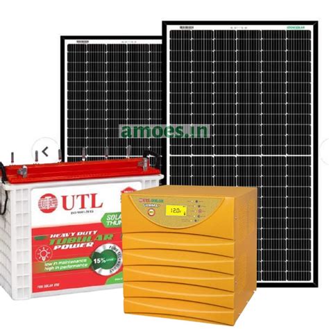 Luminous Solar 2 kw off grid solar system for Home with battery backup ...