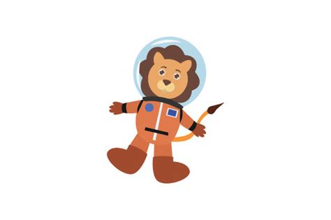 1 Lion In Space Suit Designs & Graphics