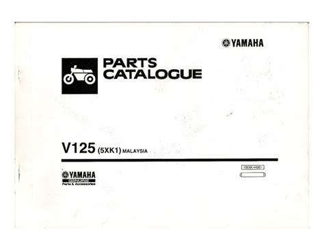 2004 Yamaha 125Z Parts Catalogue to Download! - MotoMalaya.net - Berita ...