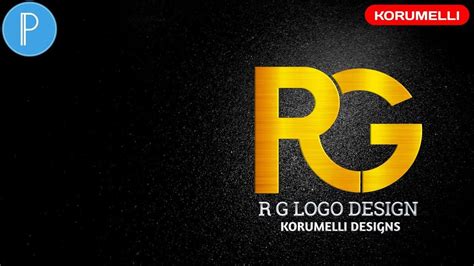 R G Logo design #Designed and executed by Korumelli Rajendra Prasad ...