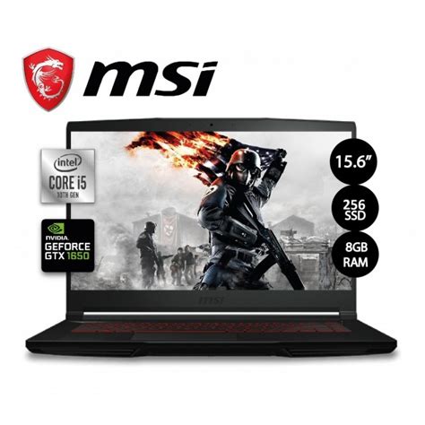 MSI GF63 Gaming Laptop Intel Core I5 8GB Memory NVIDIA GeForce GTX 1650 ...