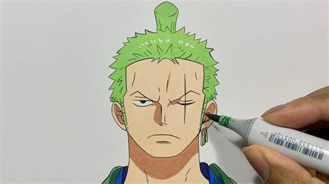 Zoro Face Drawing