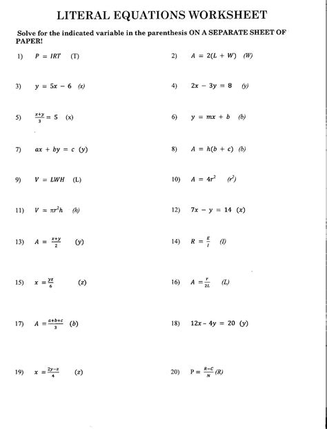 Solving Systems Of Equations Algebraically Worksheet — db-excel.com