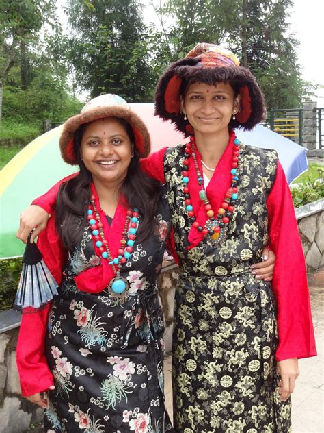 Ganesh Kharat: Sikkim Women Traditional Dress..