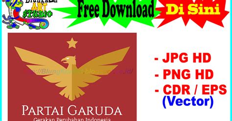 Logo Partai Garuda Vector (Coreldraw .cdr ) eps jpg png Transparan HD ...