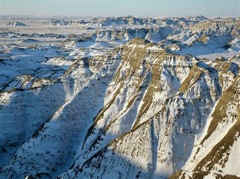 Badlands National Park in Winter. | National parks, Badlands national ...