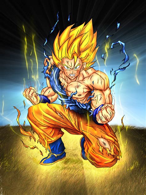 Super Saiyan Goku - Dragon Ball Z Fan Art (35516340) - Fanpop