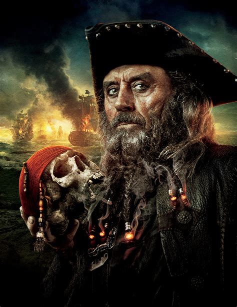 Image - Blackbeard Portrait.jpg - Pirates of the Caribbean Wiki - The ...