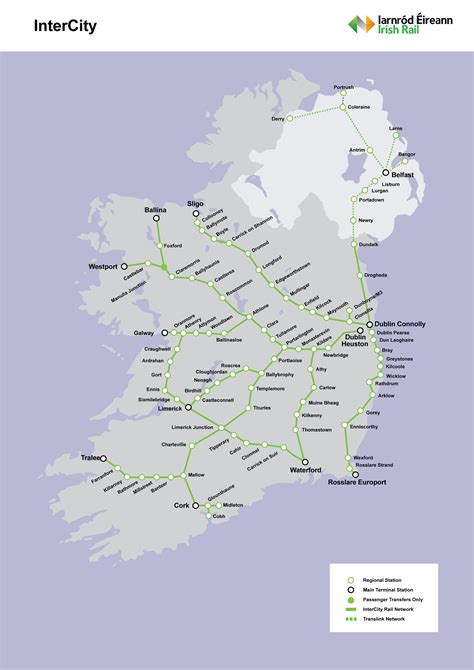 Discovering The Beauty Of Ireland Through Its Train Map In 2023 - World ...