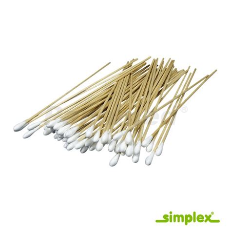 Simplex Cotton-Tipped Applicator Sticks