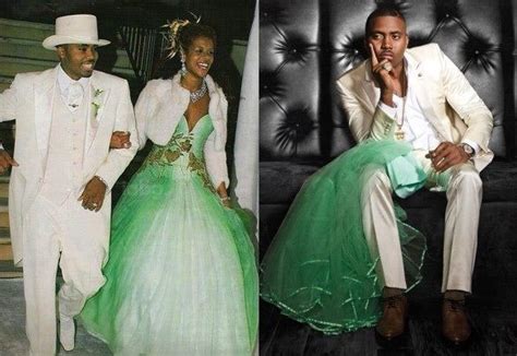 Nas and Kelis on their wedding day and Nas' album cover. | Celebrity ...