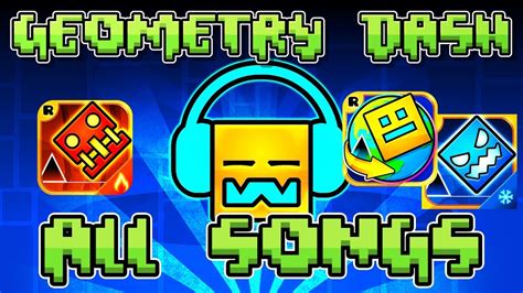 Geometry Dash - ALL SONGS (1-21 + Meltdown + World + Subzero) - YouTube ...