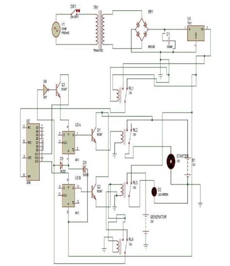 Complete circuit diagram of Automatic phase changeover switch ...