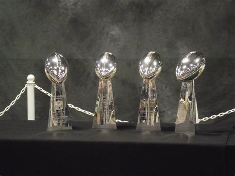 The Green Bay Packers Four Super Bowl Trophies | Packer Focus