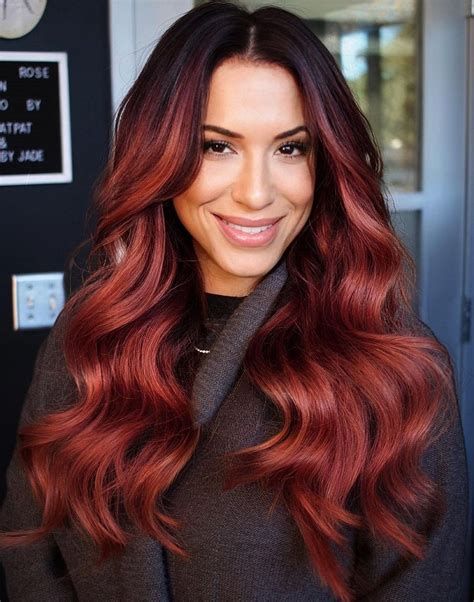 30 Posh Dark Red Hair Colors for an Enchanting Look - Hair Adviser ...