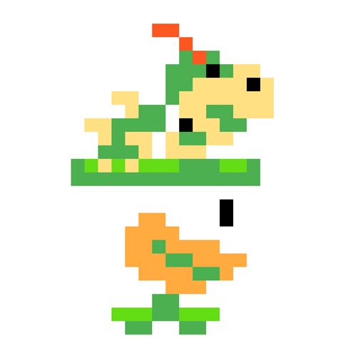 8 Bit Pixel Art Bowser