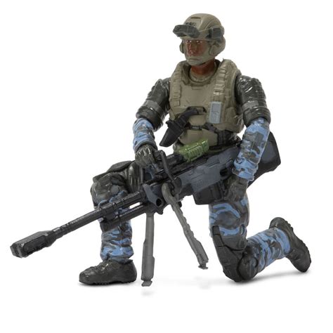 Halo Infinite UNSC Marine with Sniper Rifle 4" Core Action Figure - Se ...